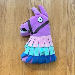 Fortnite Llama Loot Plushie 17 Inch Color Changing Sequin Back Stuffed Toy Rare